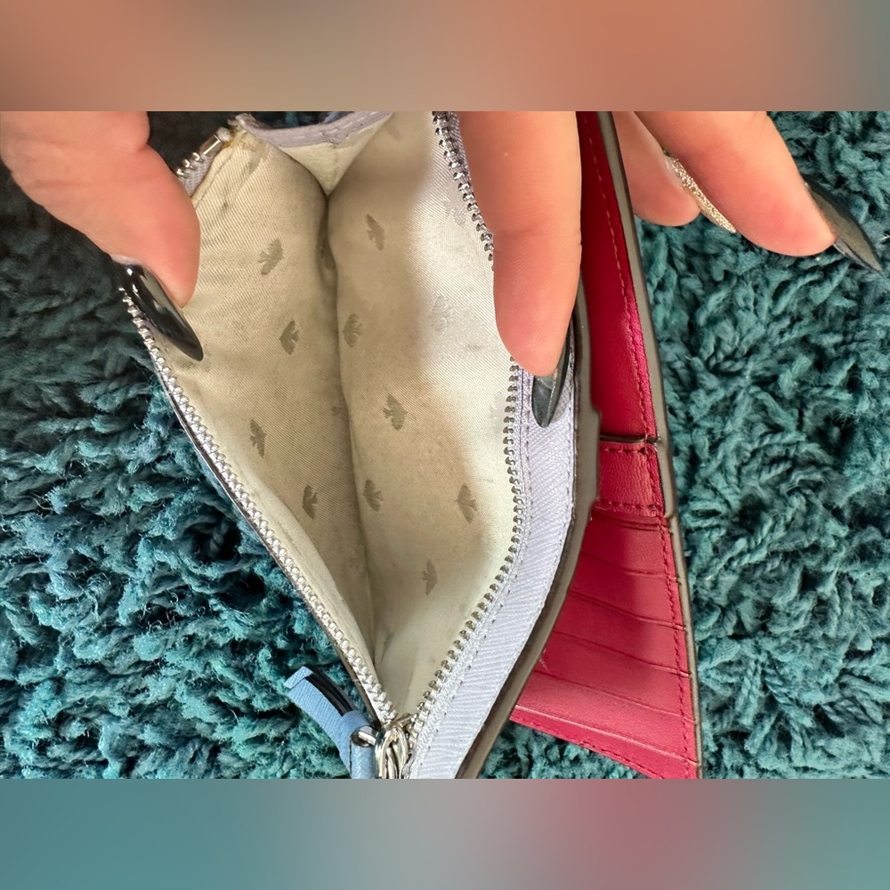 🤍🩷💜 Kate Spade Color Block Wallet 💜🩷🤍 - Picture 7 of 7